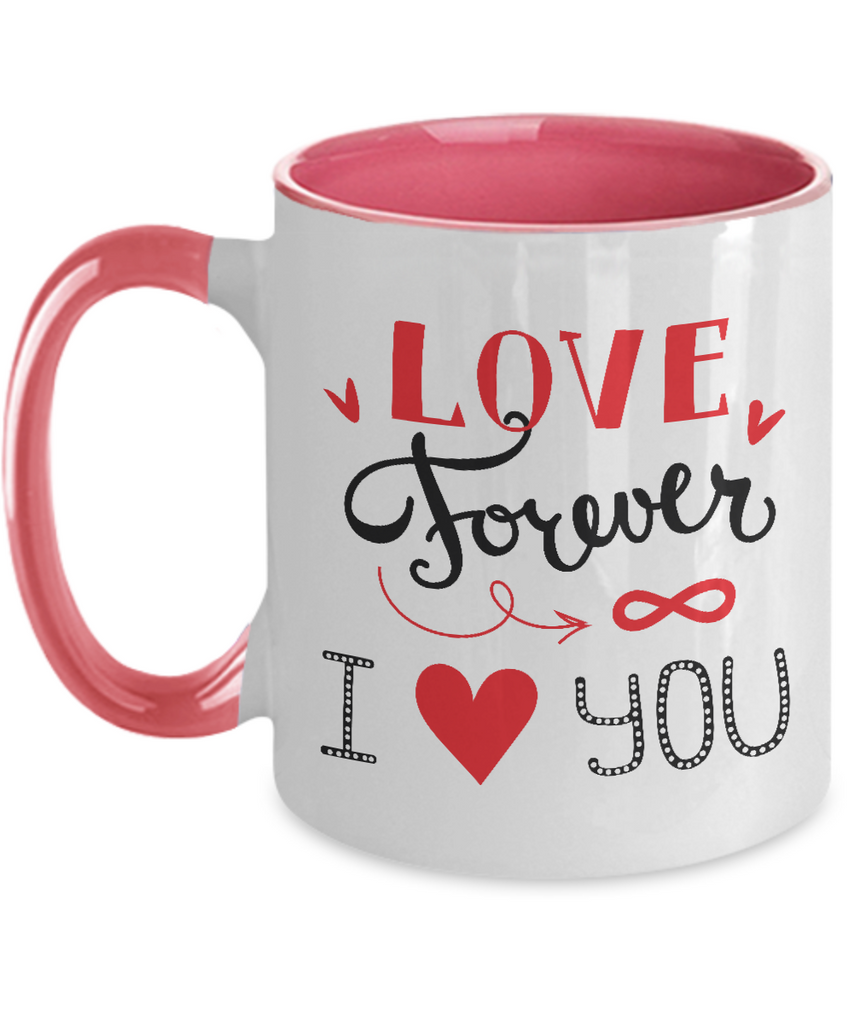 Two Tone Mug : Valentine 11oz Coffee Mug,Grade A Quality Ceramic,Great for Valentine's Day, Wife,Husband, Girlfriend, Boyfriend, Love tinmico