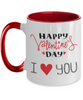 Two Tone Mug,Valentine's Day Mug,Valentines Day Gifts for Wife from Husband, Wife Coffee Mug, 11oz tinmico