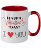 Two Tone Mug,Valentine's Day Mug,Valentines Day Gifts for Wife from Husband, Wife Coffee Mug, 11oz tinmico