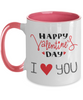 Two Tone Mug,Valentine's Day Mug,Valentines Day Gifts for Wife from Husband, Wife Coffee Mug, 11oz tinmico