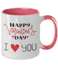 Two Tone Mug,Valentine's Day Mug,Valentines Day Gifts for Wife from Husband, Wife Coffee Mug, 11oz tinmico