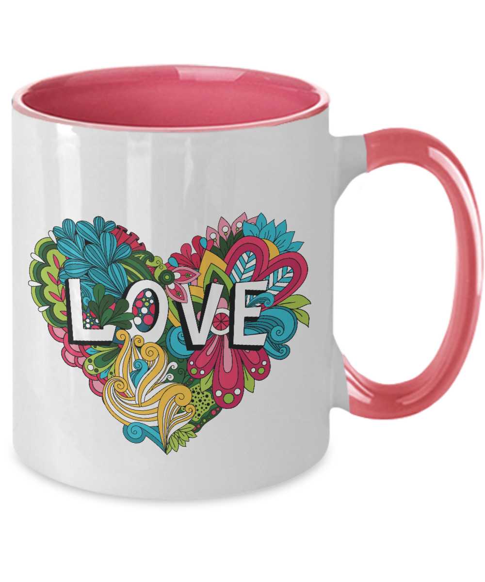 Valentine Coffee Mug Two Tone 11oz Mug Tinmico tinmico