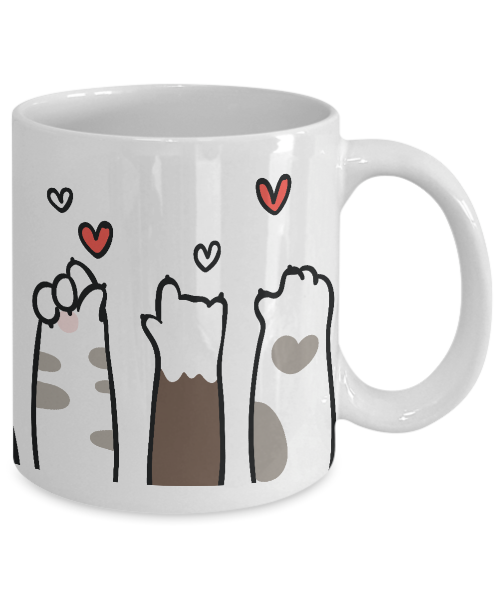 Valentine's Day Cats Mug Coffee, Funny Mug tinmico