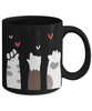 Valentine's Day Cats Mug Coffee, Funny Mug tinmico