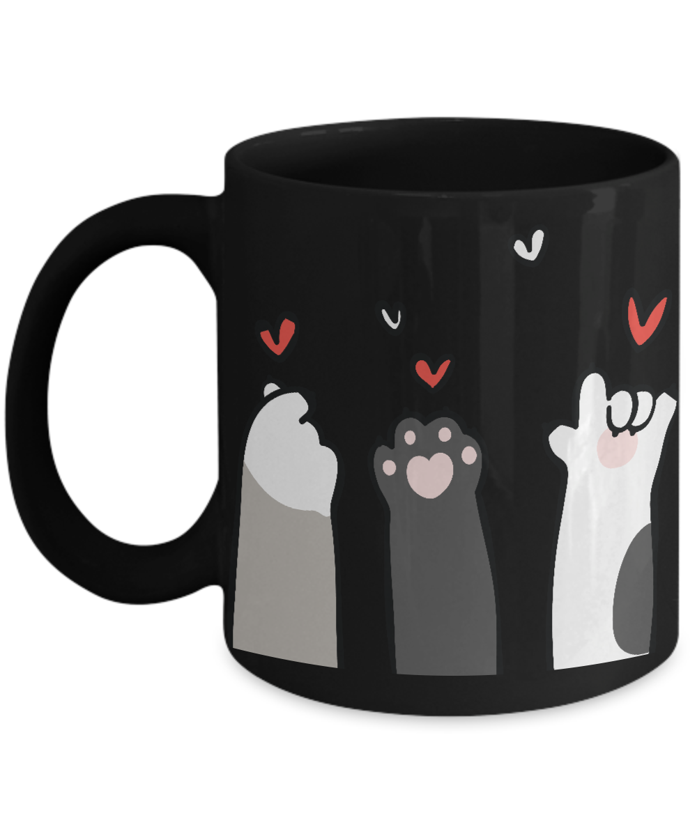 Valentine's Day Cats Mug Coffee, Funny Mug tinmico