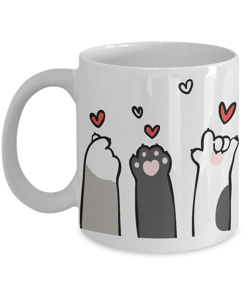 Valentine's Day Cats Mug Coffee, Funny Mug tinmico