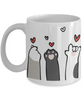 Valentine's Day Cats Mug Coffee, Funny Mug tinmico