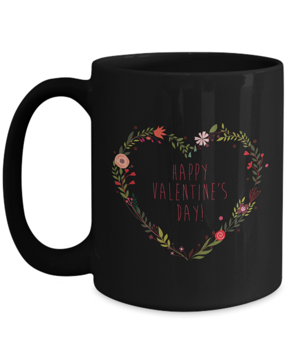 Valentine's Day Funny Personalised Names Mug Husband Boyfriend Partner Birthday, 15 oz mug tinmico