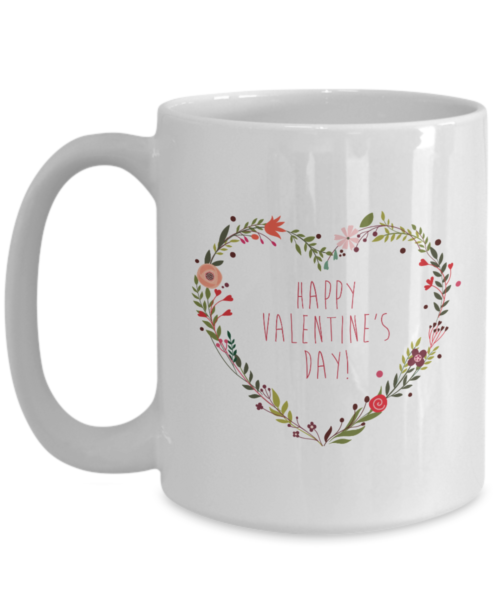 Valentine's Day Funny Personalised Names Mug Husband Boyfriend Partner Birthday, 15 oz mug tinmico