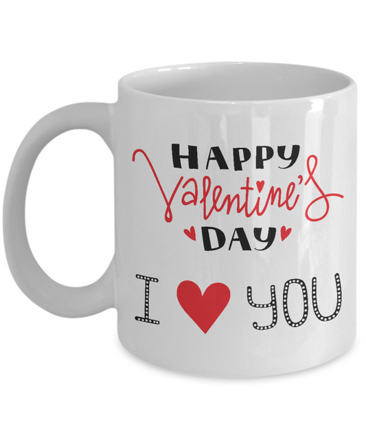 Valentine's Day Mug,Valentines Day Gifts for Wife from Husband, Wife Coffee Mug, Romantic Anniversary Christmas Gifts for Wife 11oz tinmico