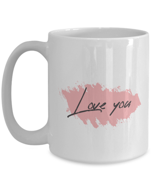 Valentines Day Gift, Personalised Valentine Mug, Couple Mug, Sweet Love Mug, Gifts for Her, Kawaii Mug, 15 oz mug tinmico