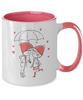 cute couple love valentines day two tone 11oz mug tinmico