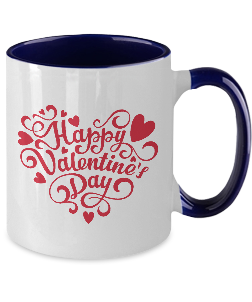 happy valentines day mug 11oz pink mug tinmico