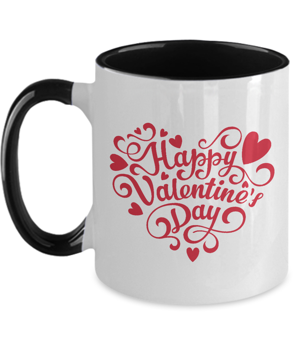 happy valentines day mug 11oz pink mug tinmico