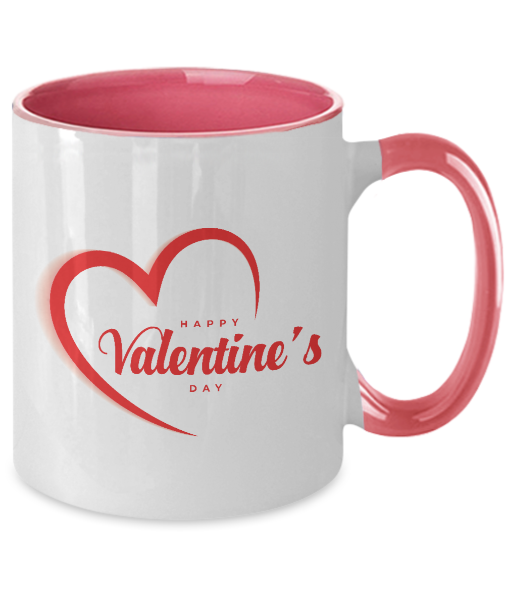 happy valentines day mug valentine's cup tinmico