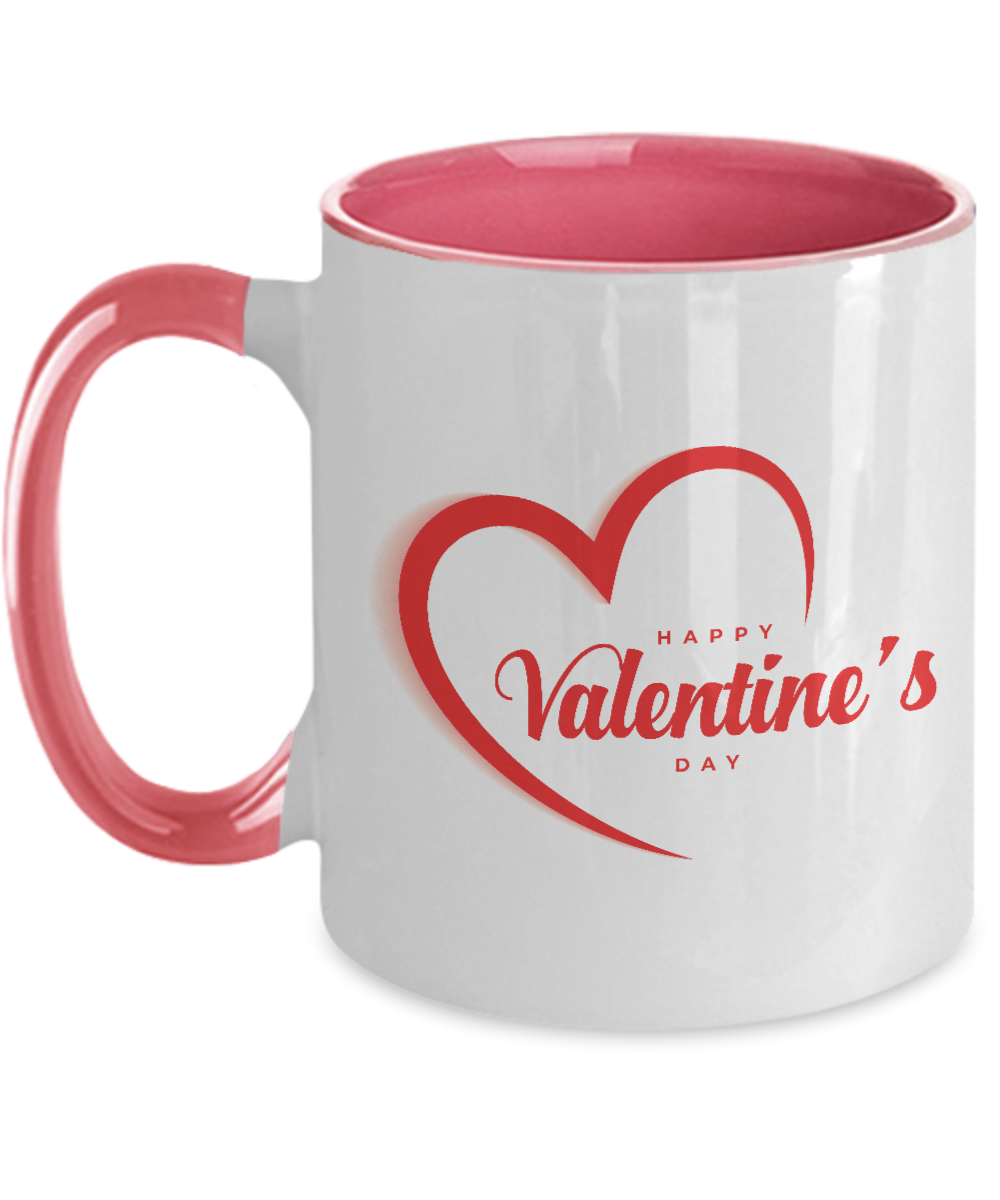 happy valentines day mug valentine's cup tinmico