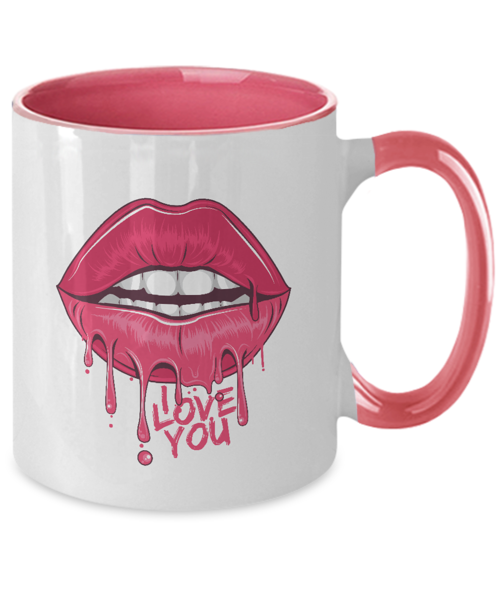 i love you two tone mug cup love tinmico