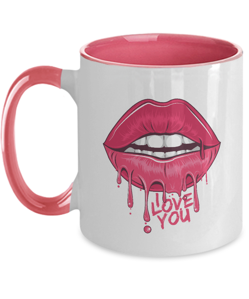 i love you two tone mug cup love tinmico