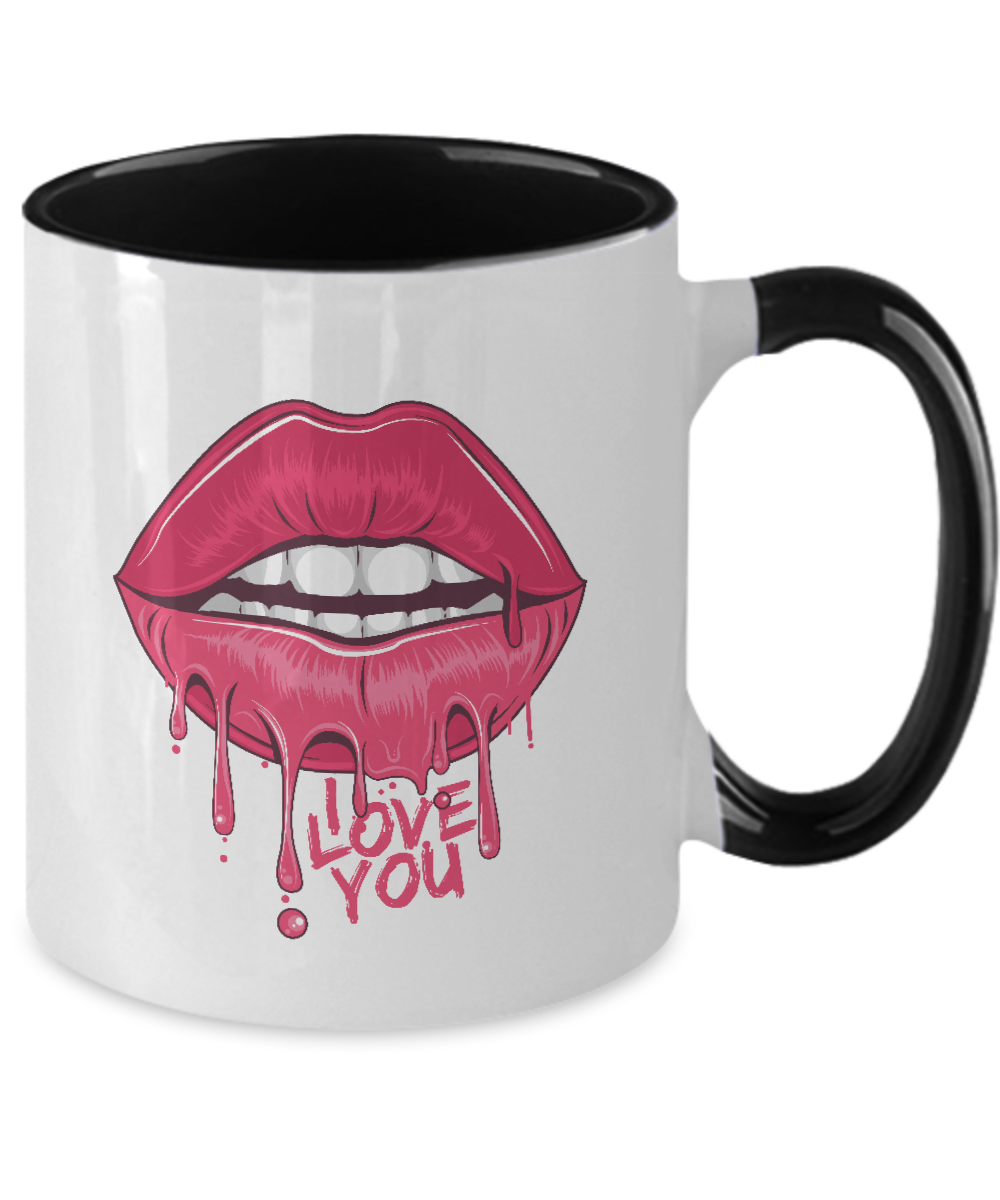 i love you two tone mug cup love tinmico