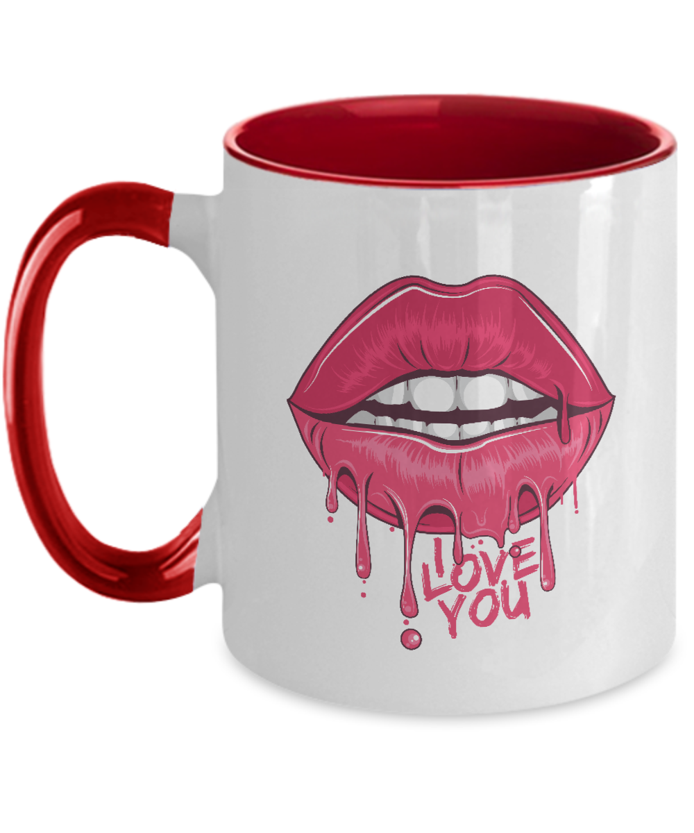 i love you two tone mug cup love tinmico