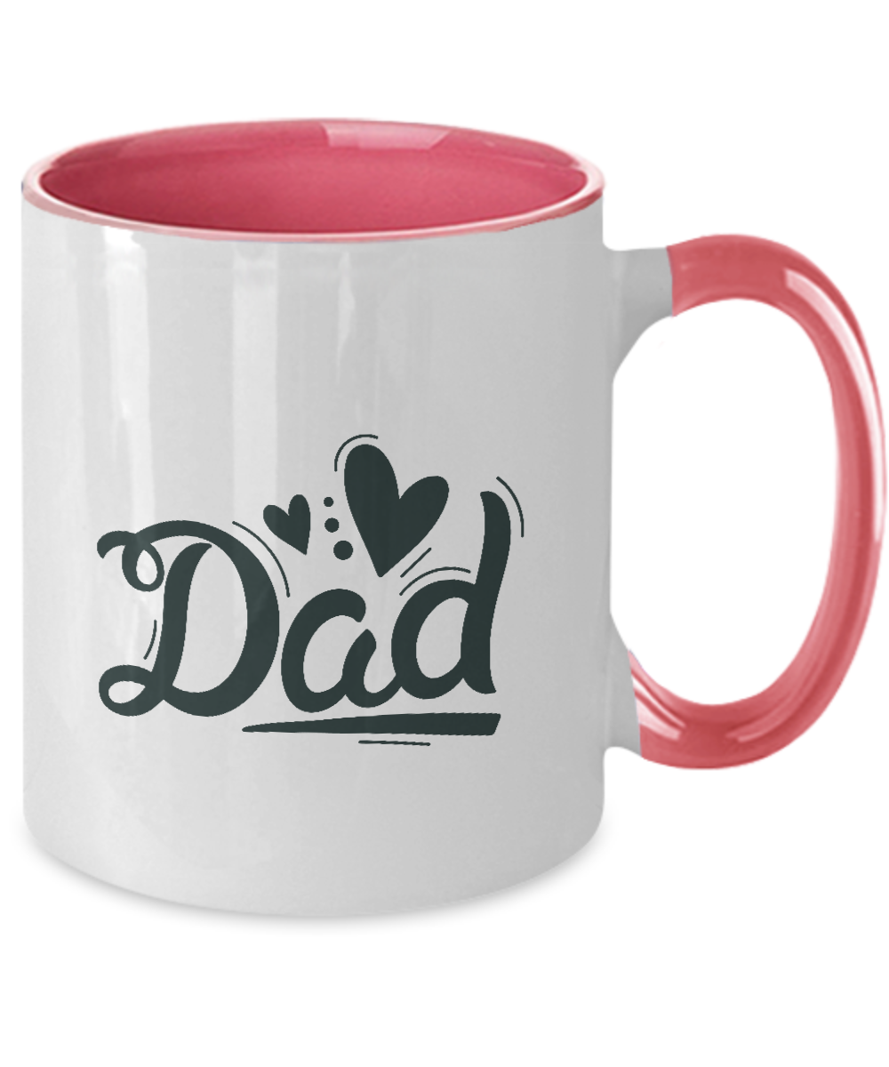 love dad coffee mug two tone mug tinmico