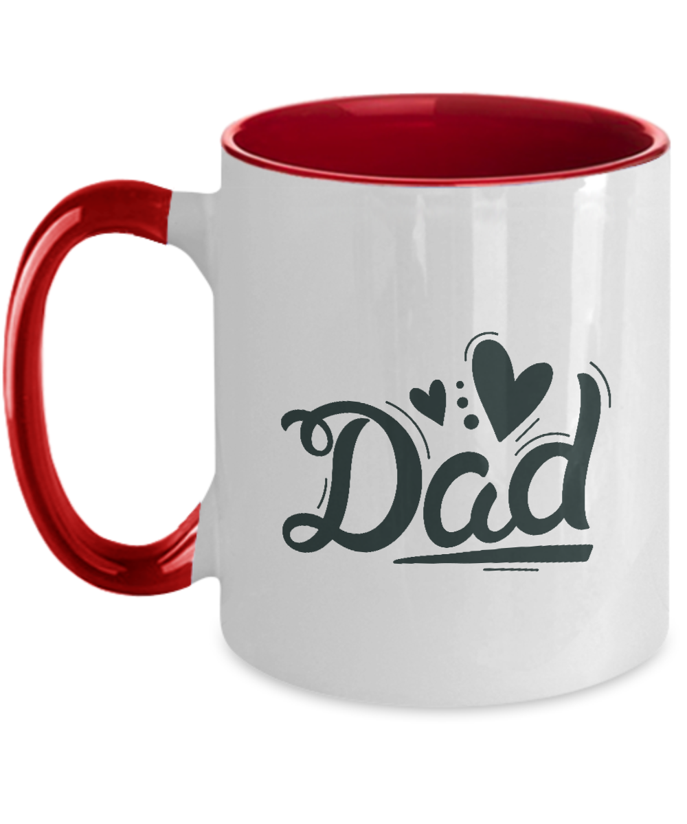 love dad coffee mug two tone mug tinmico