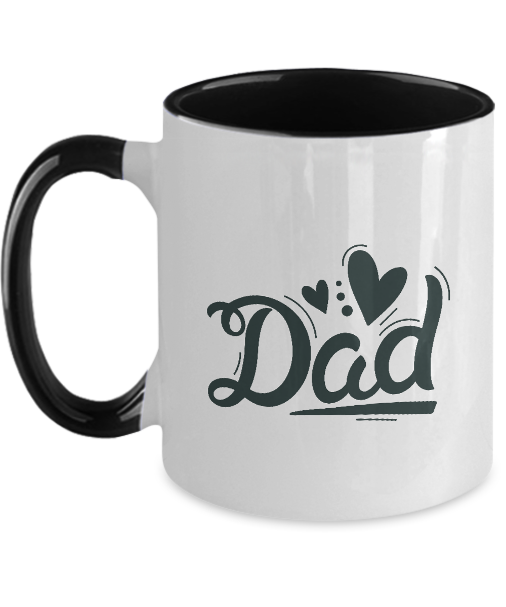 love dad coffee mug two tone mug tinmico