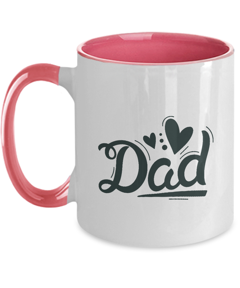 love dad coffee mug two tone mug tinmico