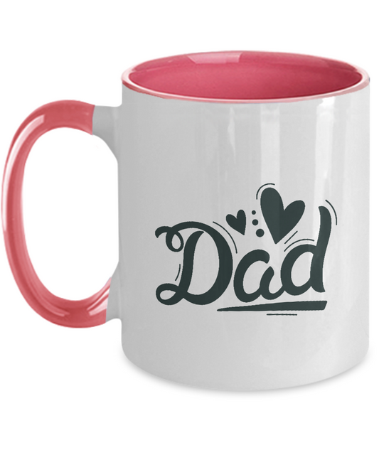 love dad coffee mug two tone mug tinmico