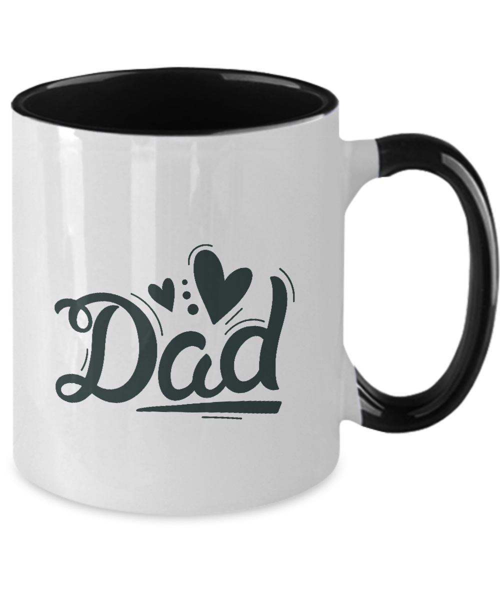 love dad coffee mug two tone mug tinmico