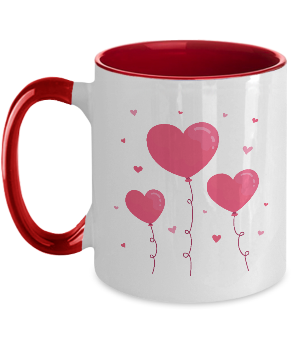 valentine heart balloon mug valentines day tinmico