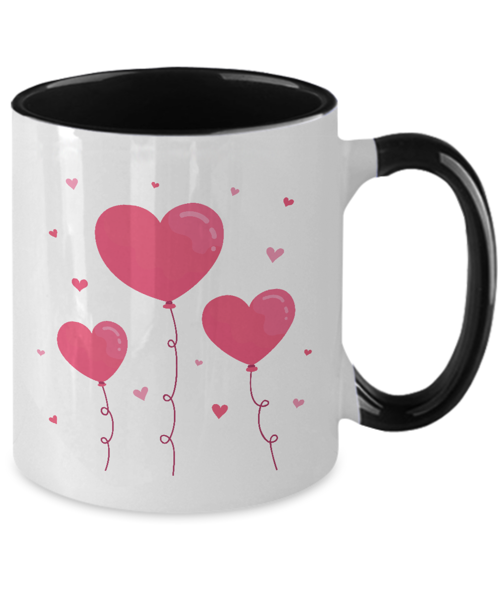 valentine heart balloon mug valentines day tinmico