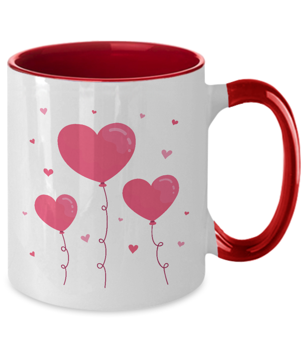 valentine heart balloon mug valentines day tinmico