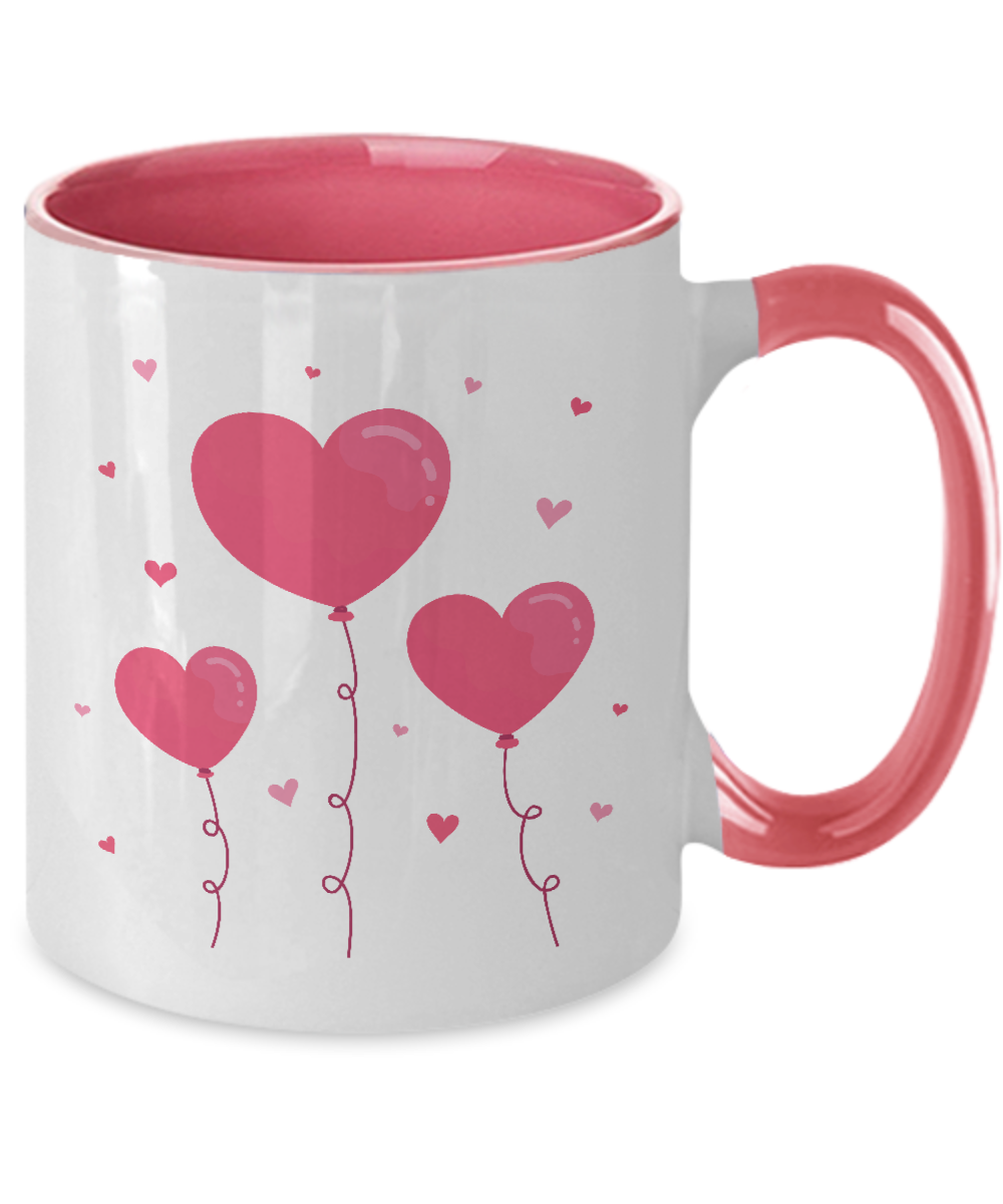 valentine heart balloon mug valentines day tinmico