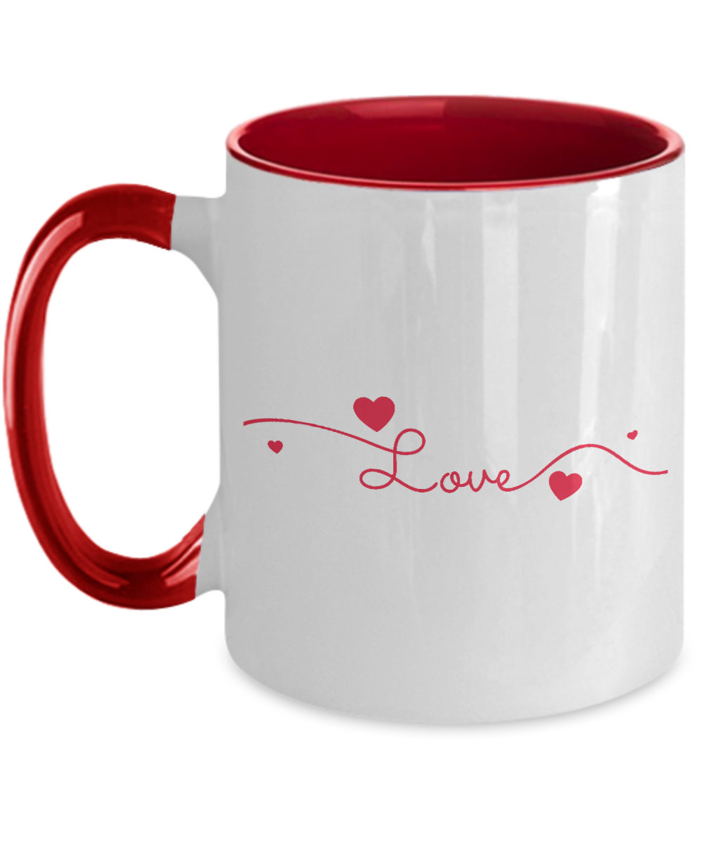 valentines day with hearts mug tinmico