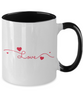 valentines day with hearts mug tinmico