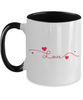 valentines day with hearts mug tinmico