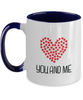 you and me valentine day two tone mug tinmico