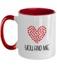 you and me valentine day two tone mug tinmico